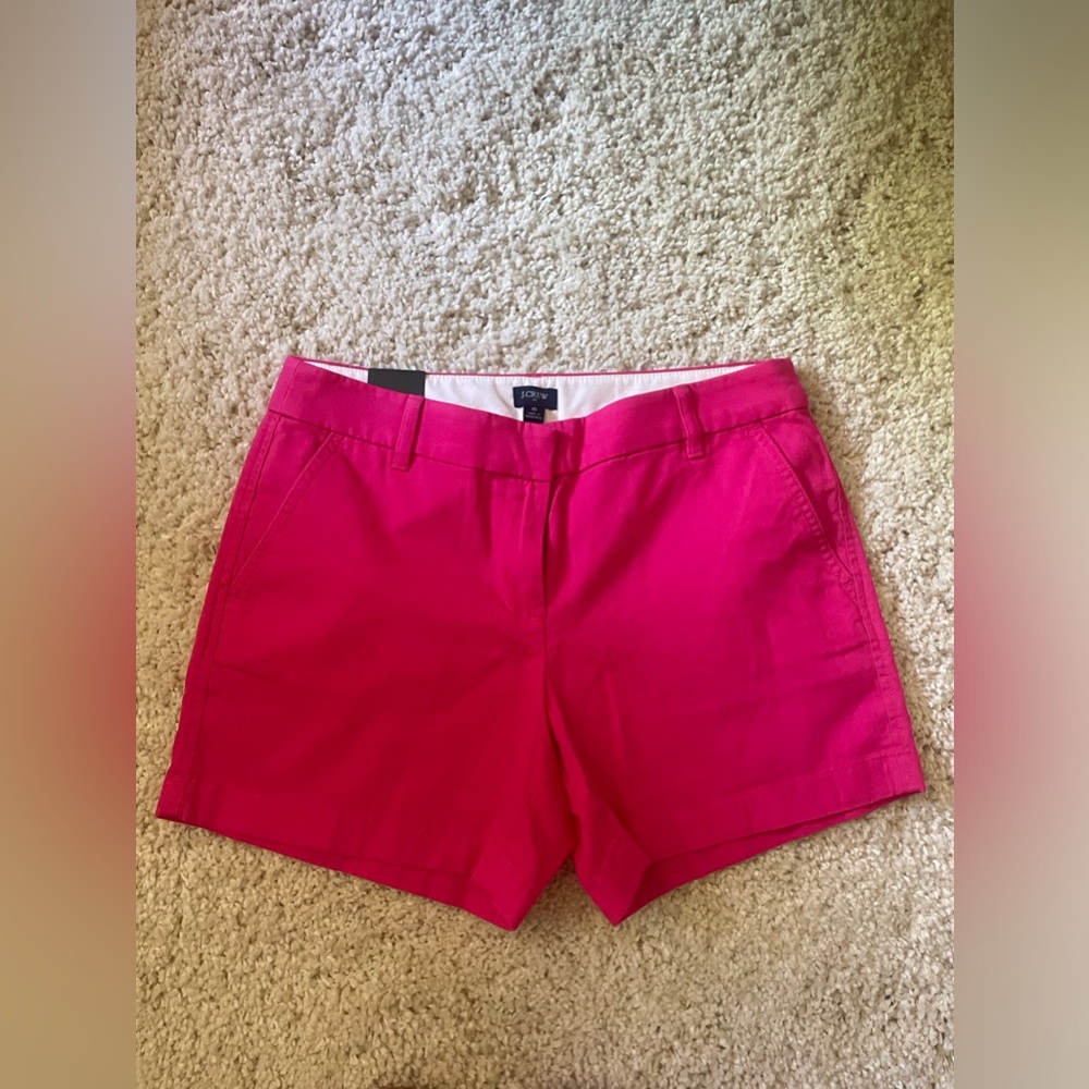 J Crew pink shorts NWT